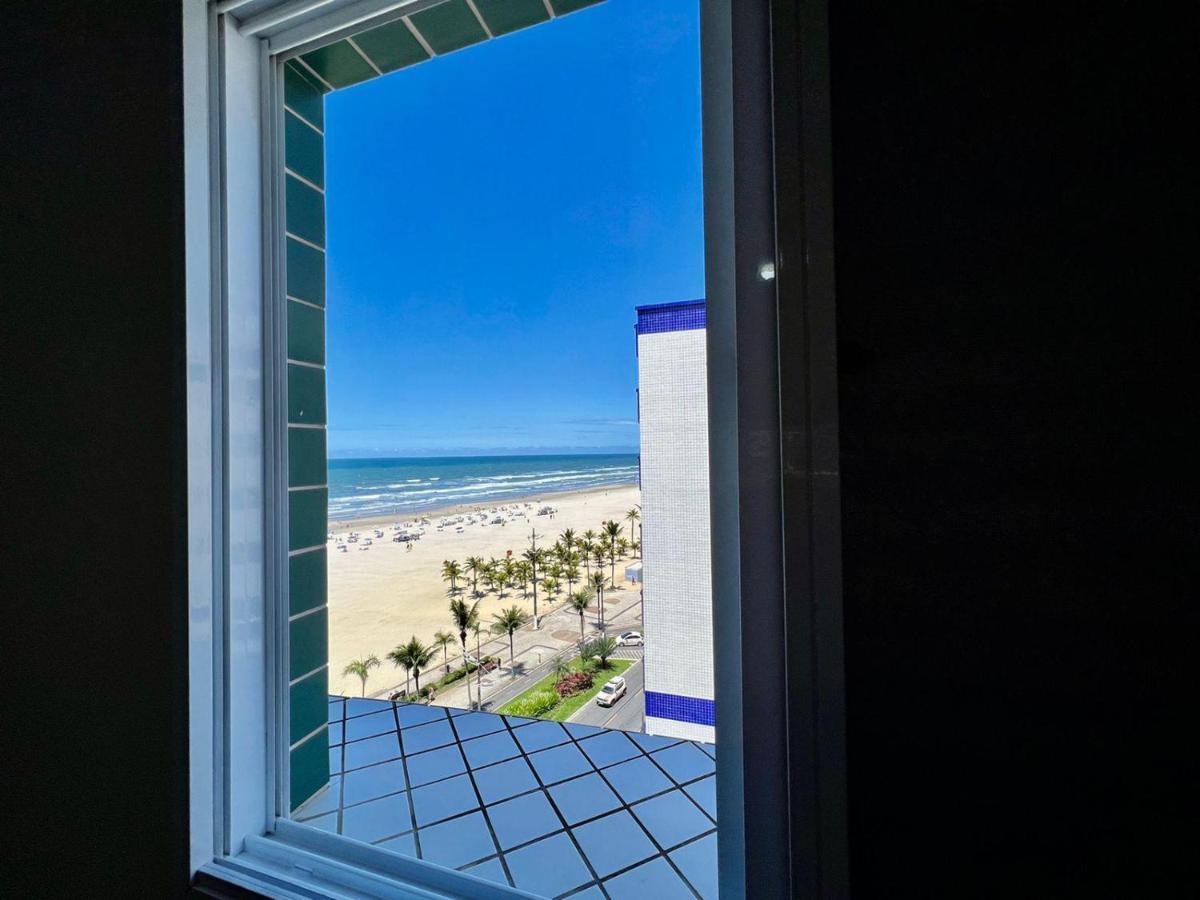 Apartamento Guilhermina De Frente Para O Mar Praia Grande  Exterior photo